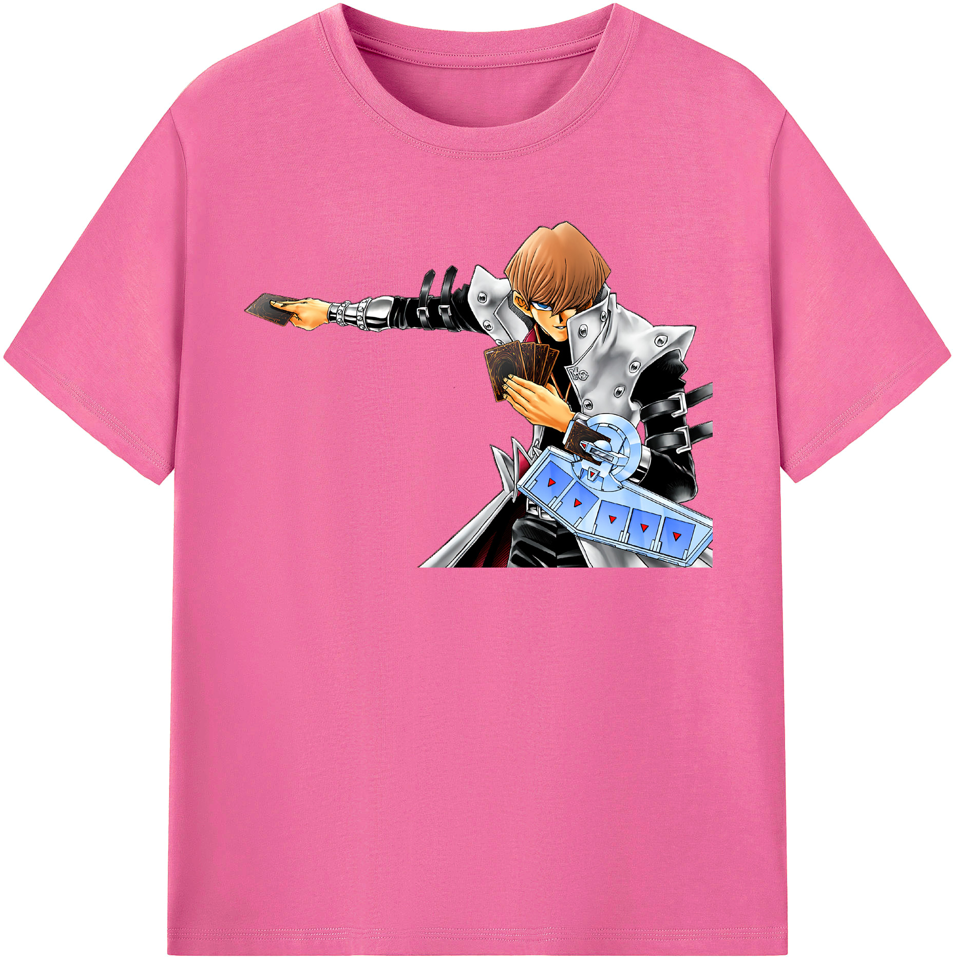 （画像用） 遊☆戯☆王 Yu-Gi-Oh! レディースカジュアルプリントTシャツ（綿100％）